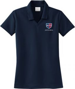 Ladies Nike Dri-FIT Micro Pique Polo, Navy